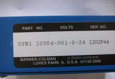 BARBER COLMAN起重量限制器